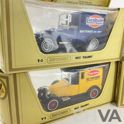 Collection of 1970's Matchbox Models of Yesteryear Commercial Vehicles Vehicles Including Ford Model T and Talbot