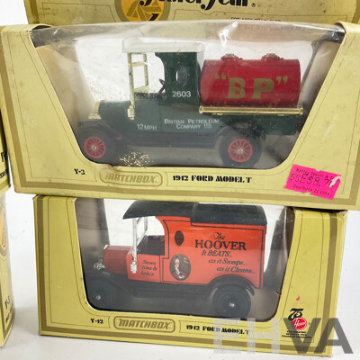 Collection of 1970's Matchbox Models of Yesteryear Commercial Vehicles Vehicles Including Ford Model T and Talbot