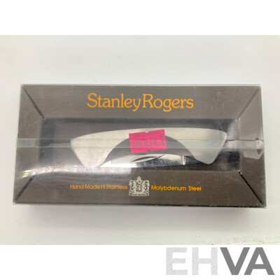 Vintage Stanley Rogers Stainless Molybdenum Pocket Knife with Original Box