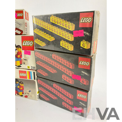 1970's and 80's Lego Sets, B 211, 836, 874 All in Sealed Boxes