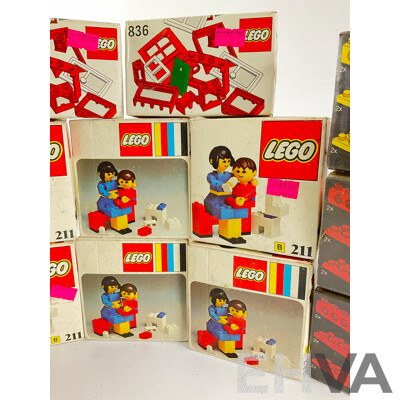 1970's and 80's Lego Sets, B 211, 836, 874 All in Sealed Boxes