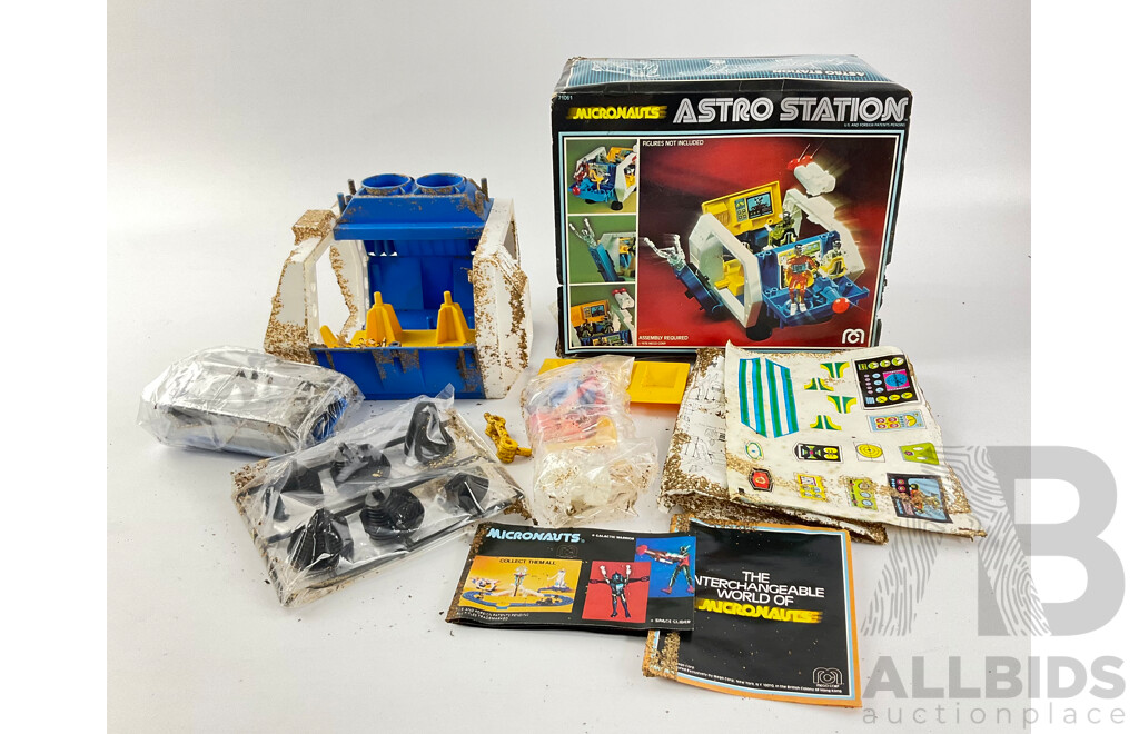 1970’s Mega Corp Micronauts Astro Station in Original Packaging