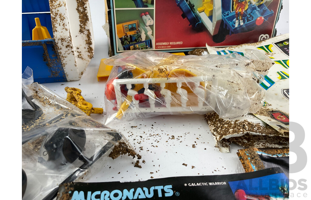 1970’s Mega Corp Micronauts Astro Station in Original Packaging