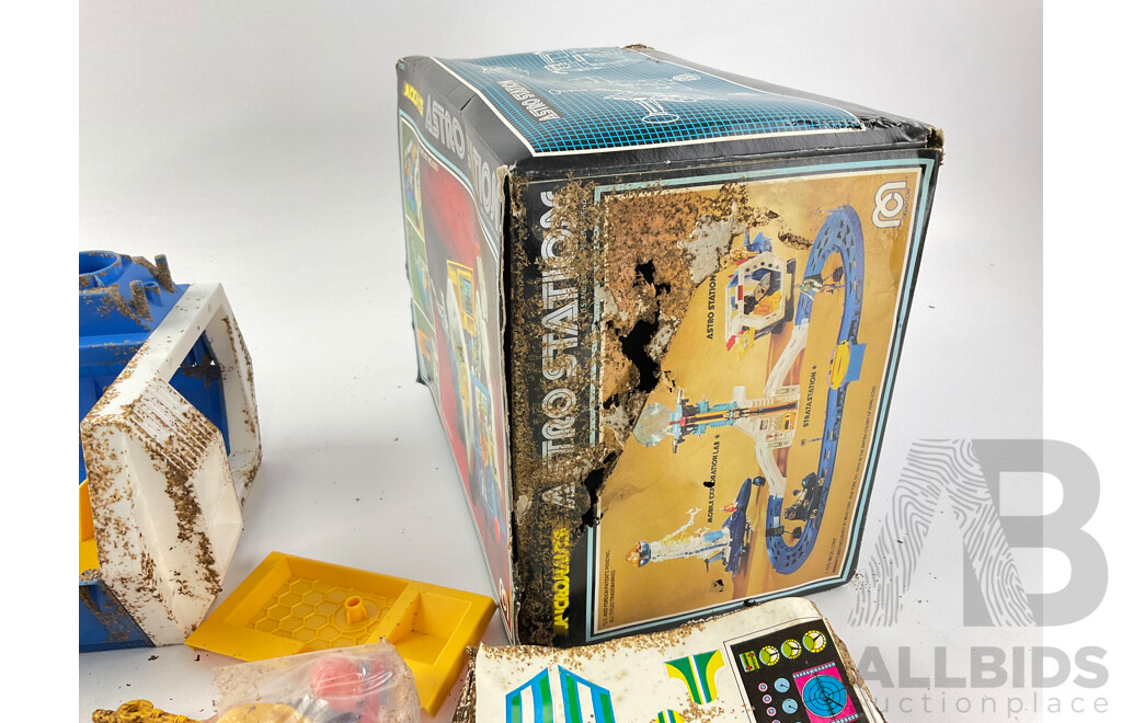 1970’s Mega Corp Micronauts Astro Station in Original Packaging