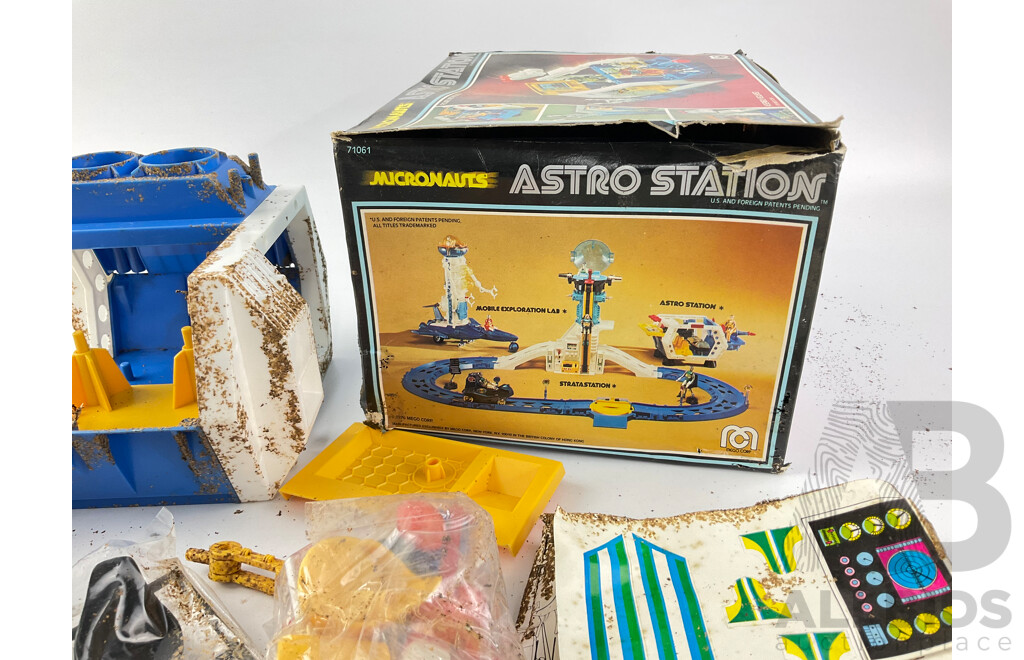 1970’s Mega Corp Micronauts Astro Station in Original Packaging