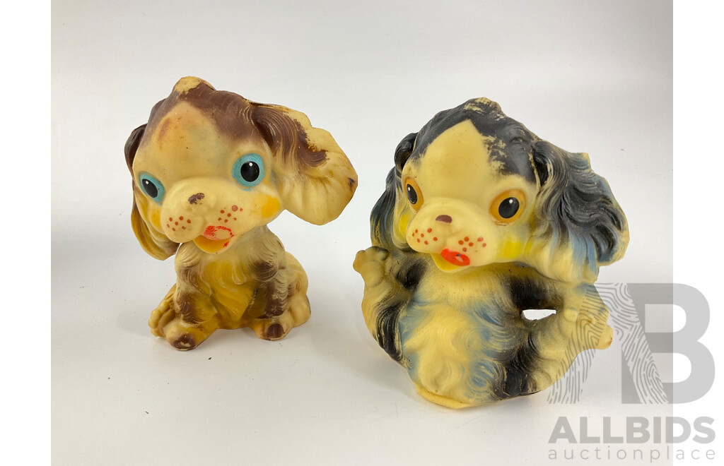 Vintage Rubber and Plastic Children's Toys, Some Made in Japan