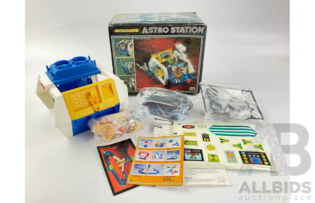 1970’s Mega Corp Micronauts Astro Station in Original Packaging