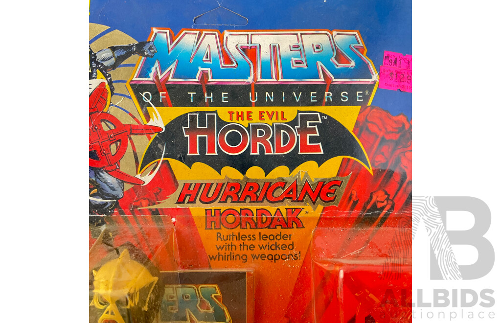 Vintage Mettel Masters of the Universe 'The Evil Horde' Hurricane Hordak in Original Packaging