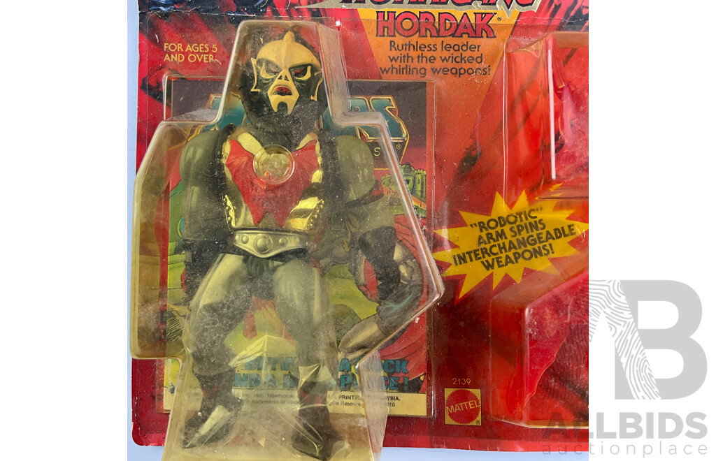 Vintage Mettel Masters of the Universe 'The Evil Horde' Hurricane Hordak in Original Packaging