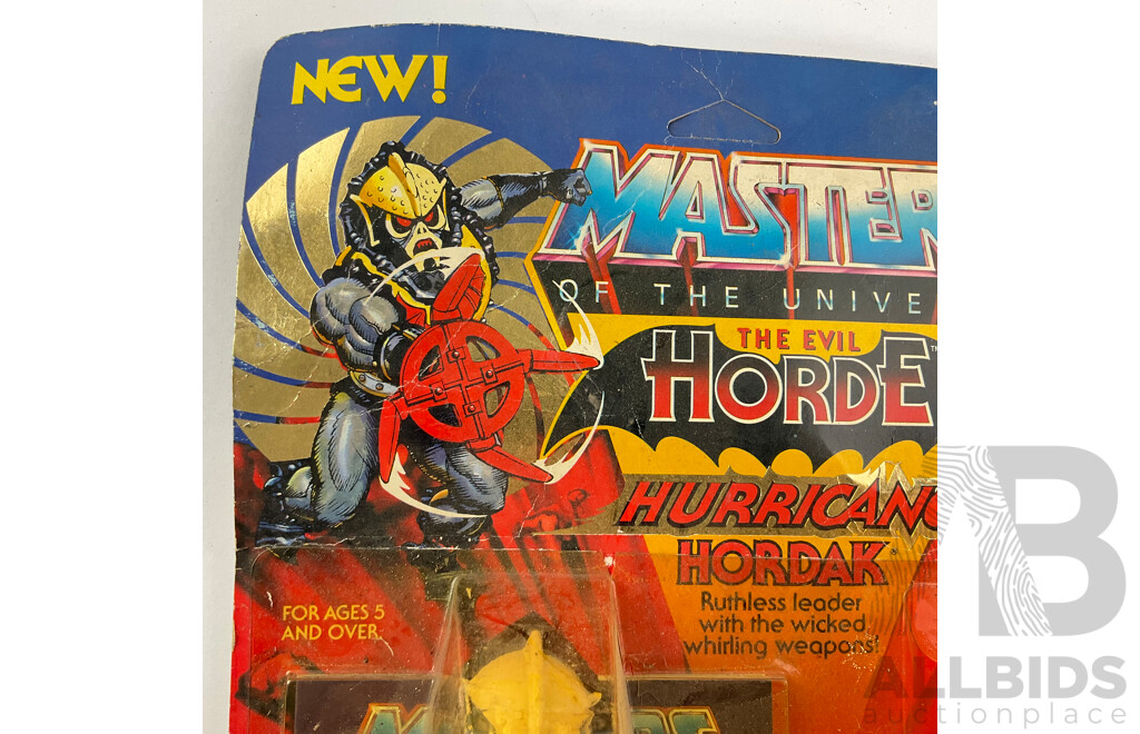 Vintage Mettel Masters of the Universe 'The Evil Horde' Hurricane Hordak in Original Packaging