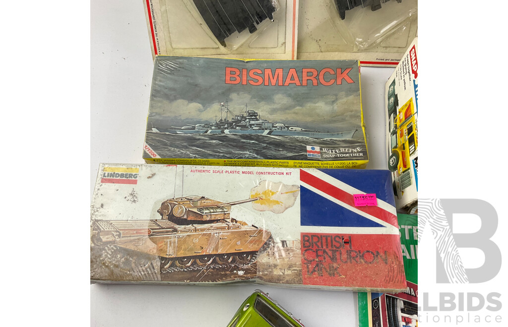 Collection of Boxed Toys and Hobbies Including Tyco Slotcar Track, Bluebird Glider, Model Kits and More