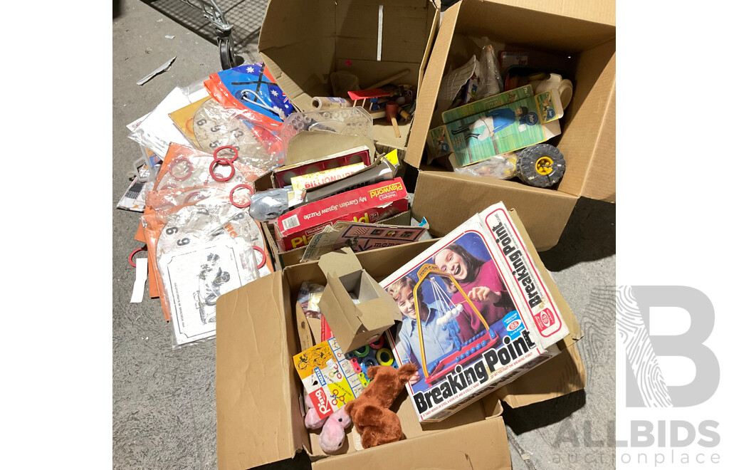 Bulk Lot of Toys and Games