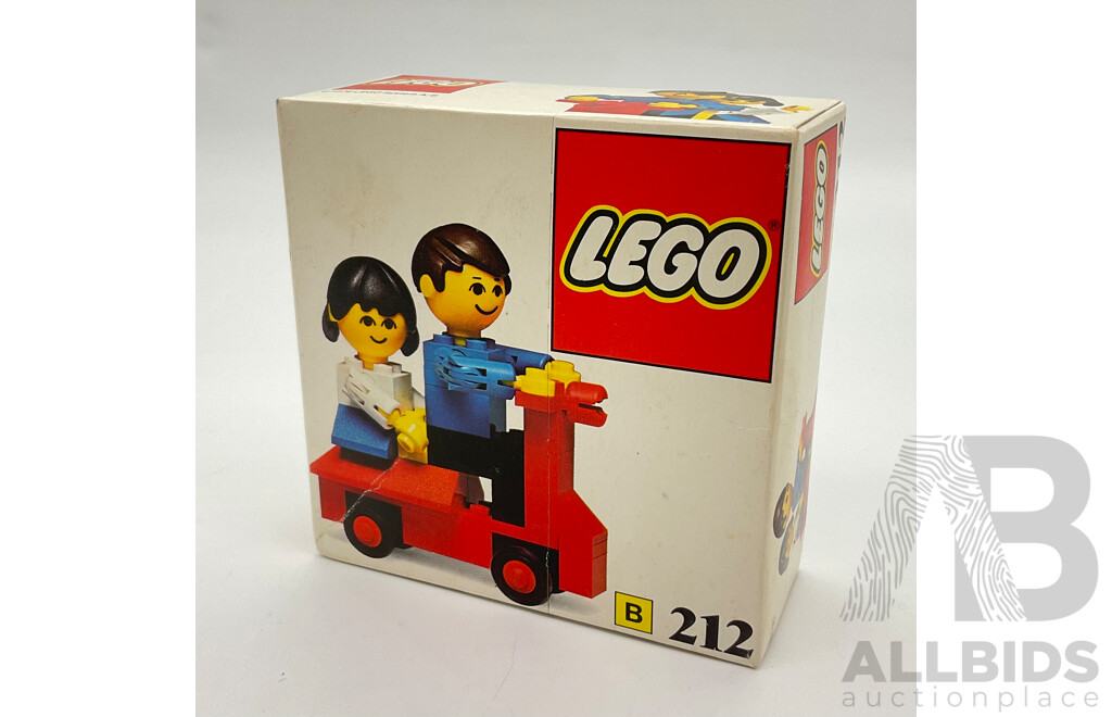 1970's Lego Scooter Set, B212 in Sealed Box