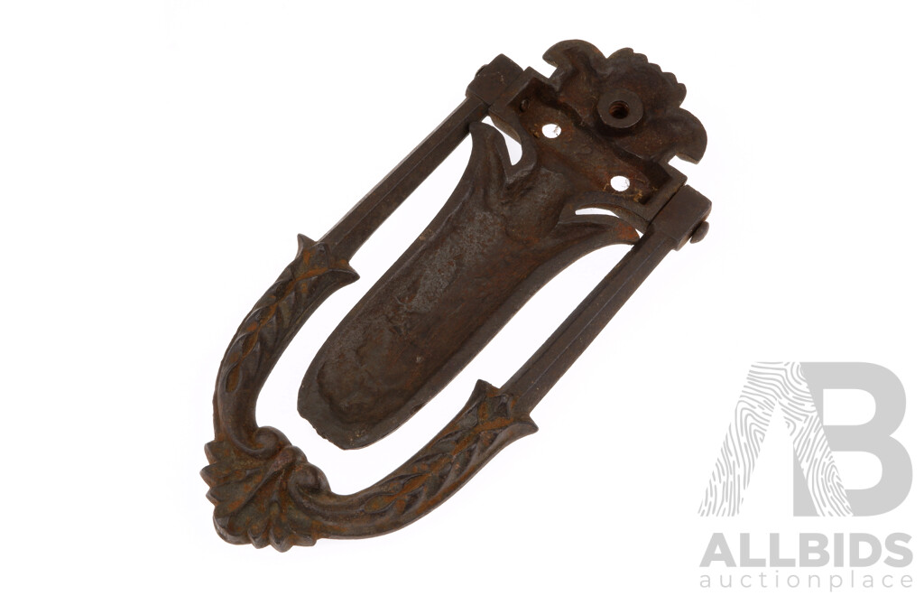 Antique Cast Iron Door Knocker