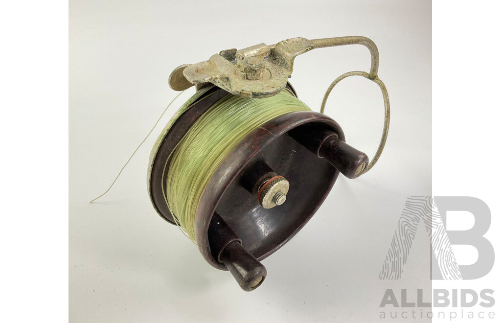 Vintage Capstan 69 and Alvey Bakelite Fishing Reels, Made in Australia