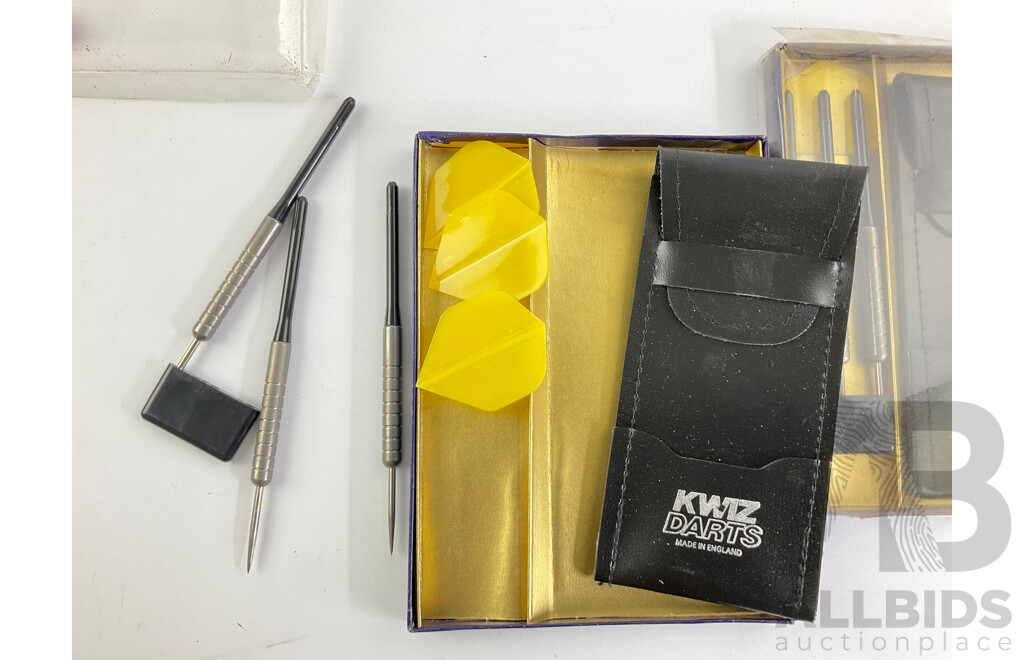 Vintage Kwiz Conqueror Darts in Original Packaging, Made in England