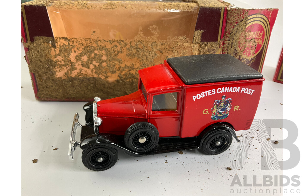 Nine Vintage Matchbox Models of Yesteryear Vehicles Including GMC, Ford, Talbot and Mercedes-Benz