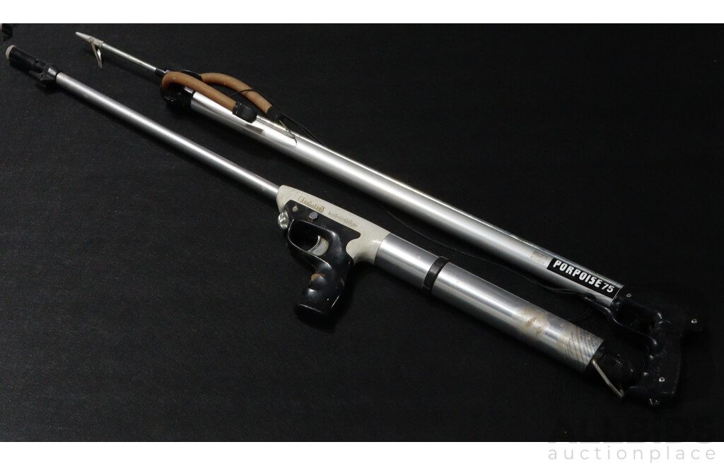 Porpoise 75 Aluminium Spear Gun and Technishub Example