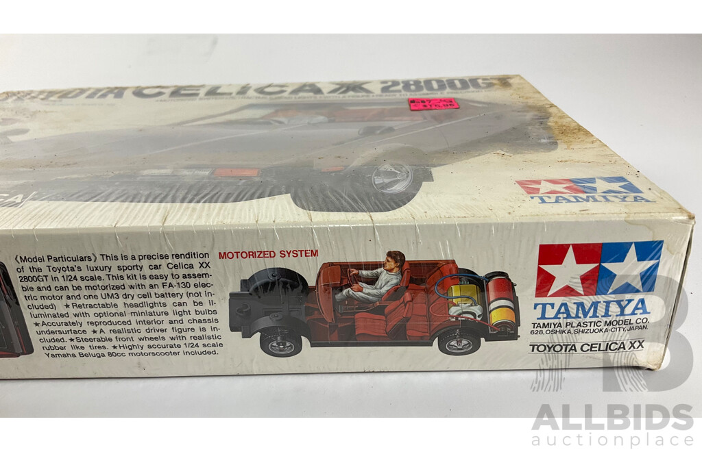 Vintage Tamiya Toyota Celica XX 2800 GT, Motorized in Sealed Box