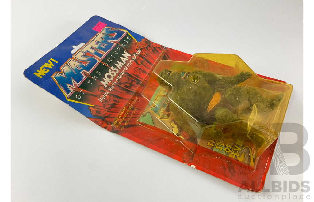 Vintage Mettel Masters of the Universe Moss Man in Original Packaging