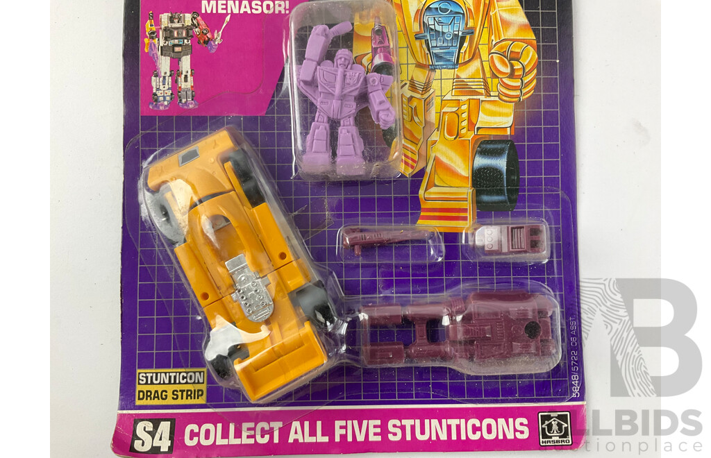 1986 Hasbro Transformers Drag Strip Stunticon S4 in Original Package