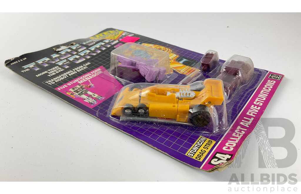 1986 Hasbro Transformers Drag Strip Stunticon S4 in Original Package