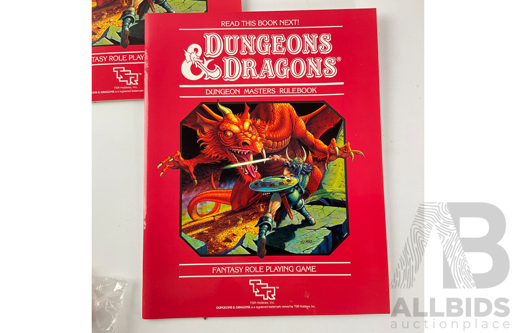 1980’s Boxed TSR Dungeons & Dragons Fantasy Role Playing Game, Australian Edition