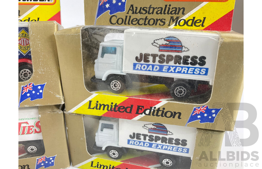 Collection of Early 1980's Australian Matchbox Limited Edition Company Vehicles