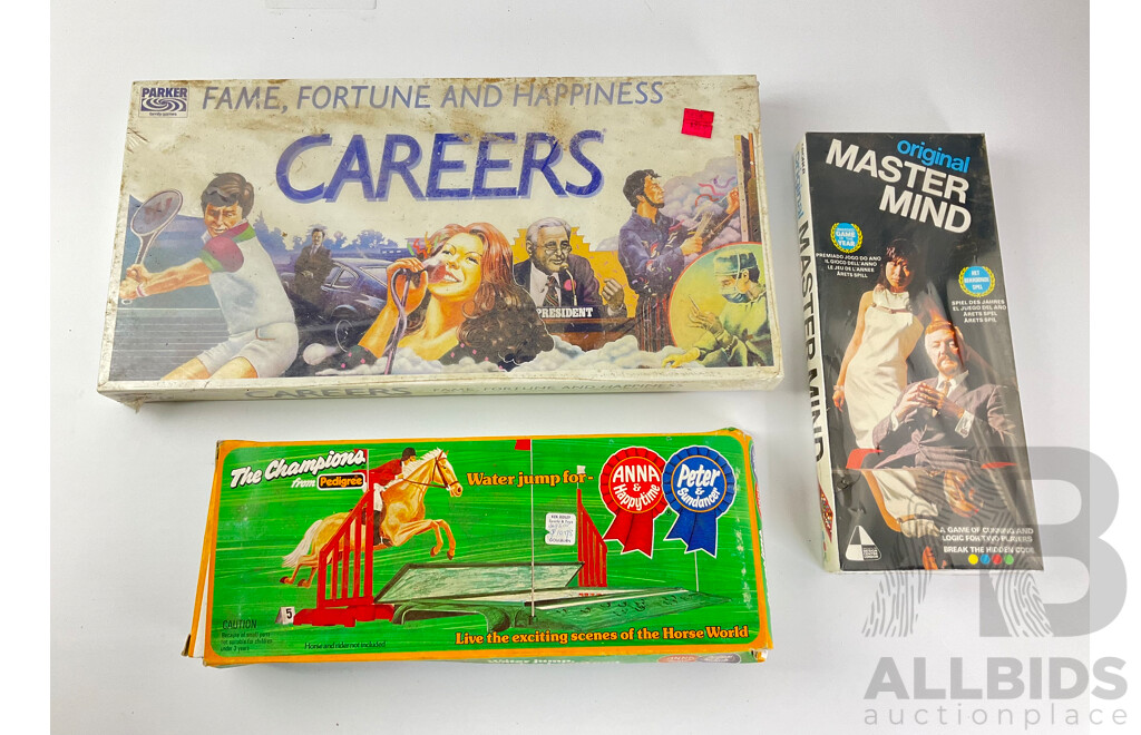 Vintage Games Including Parker Careers, Pedigree 'The Champions' and Croner Original Master Mind