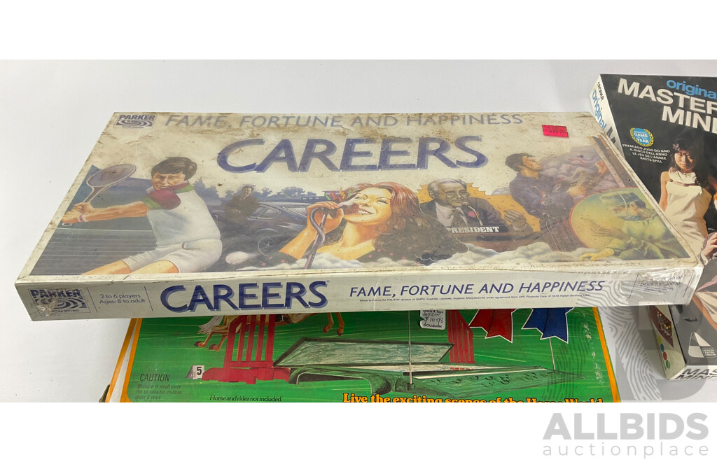 Vintage Games Including Parker Careers, Pedigree 'The Champions' and Croner Original Master Mind