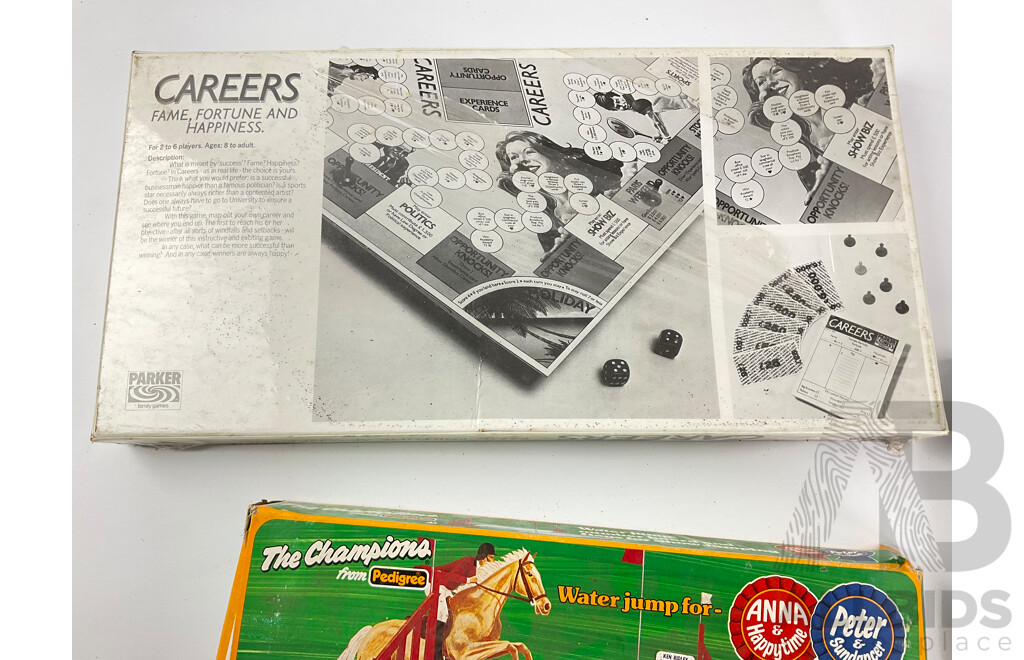 Vintage Games Including Parker Careers, Pedigree 'The Champions' and Croner Original Master Mind