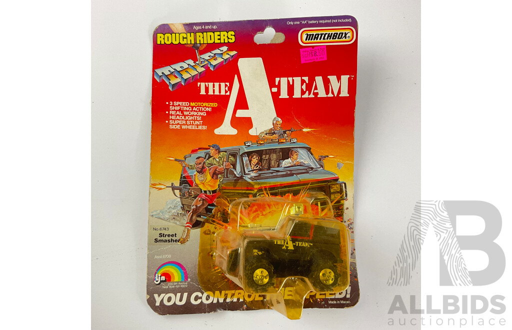 Vintage Matchbox Tri-Ex Rough Riders the 'A' Team Street Smasher in Original Packaging