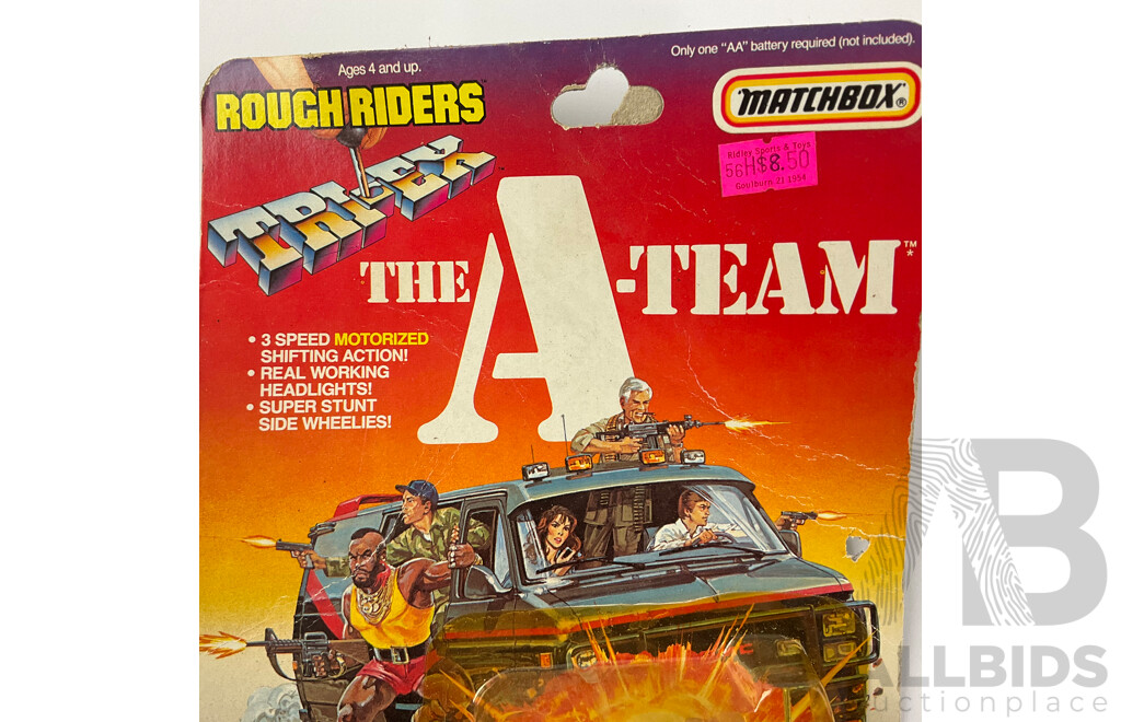 Vintage Matchbox Tri-Ex Rough Riders the 'A' Team Street Smasher in Original Packaging