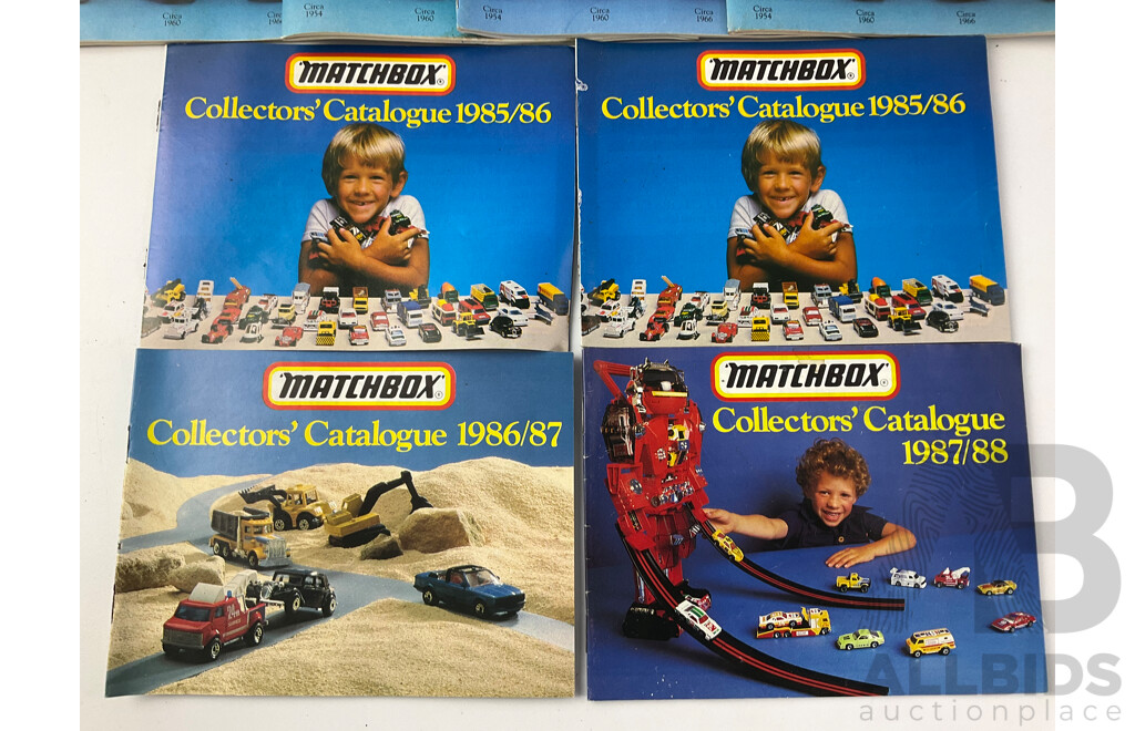 1980’s Matchbox Collectors Catalogues 1981-1988 (10)