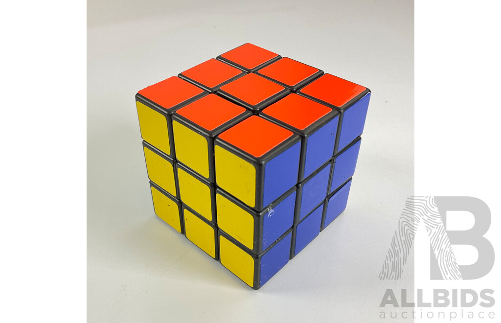 Collection of Rubik's Cube Style 'Wonderful Puzzler' I.Q Magic Cubes