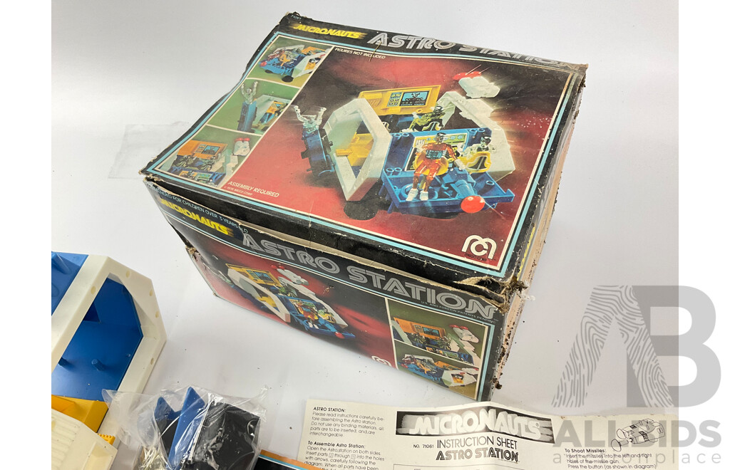 1970’s Mega Corp Micronauts Astro Station in Original Packaging