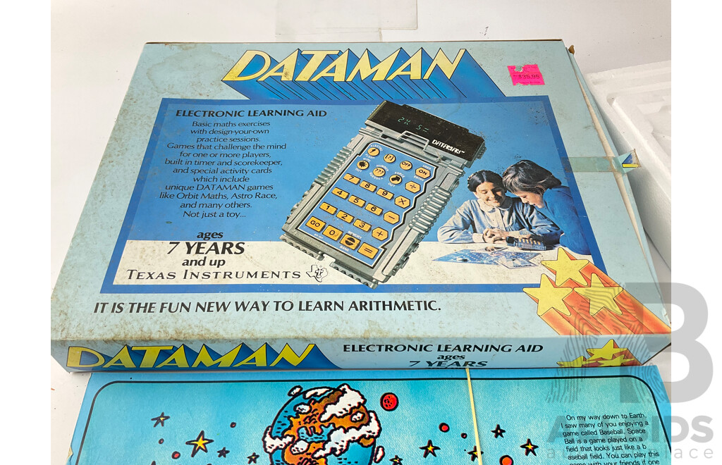 Vintage Texas Instruments 1977 Dataman Electronic Learning Aid in Original Box