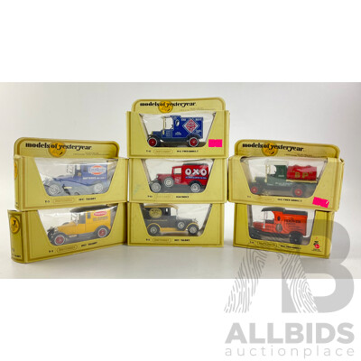 Collection of 1970's Matchbox Models of Yesteryear Commercial Vehicles Vehicles Including Ford Model T and Talbot