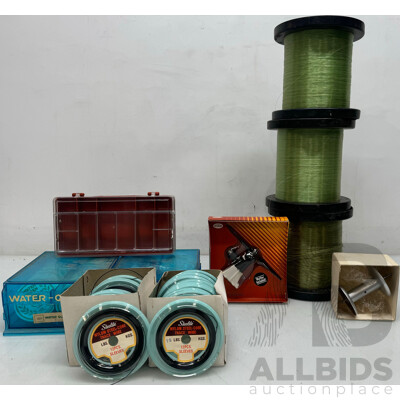 Fishing Gear - Fish Hooks, Fishing Wire, Accessory Boxes, Fish Net, Fishing Reel Lubricant, Spools