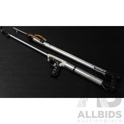 Porpoise 75 Aluminium Spear Gun and Technishub Example