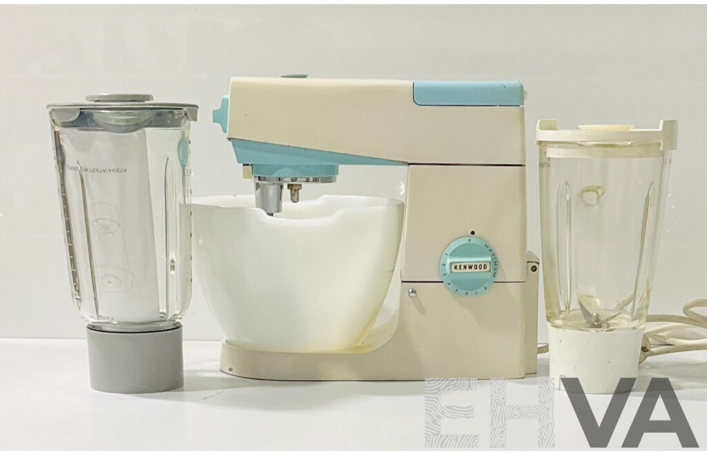 Vintage Kenwood Chef Mixer and Blender with Original Bowl and Jugs
