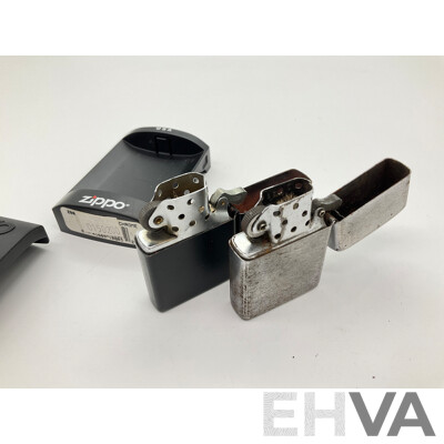 Zippo Lighter with Original Case, Elvis Presley and Champ Lighter