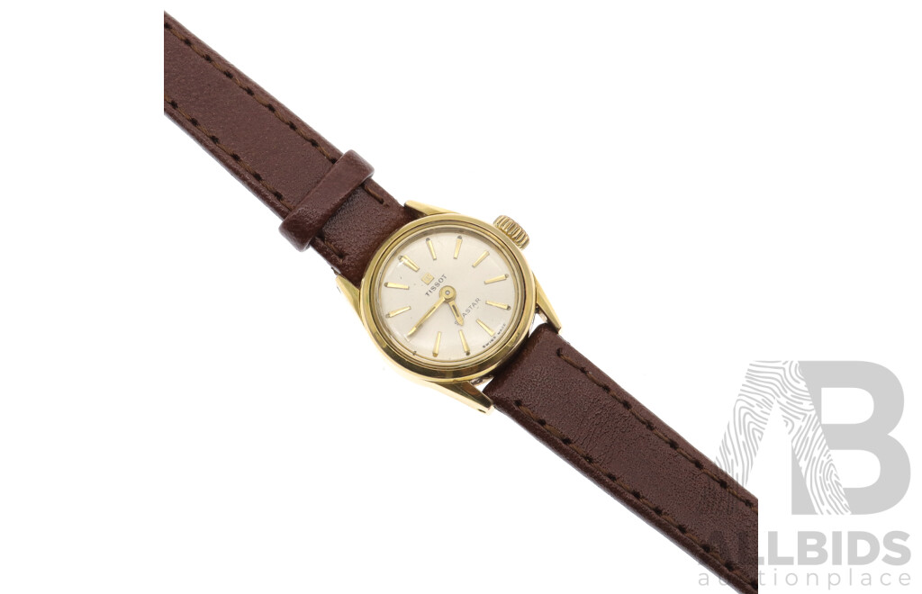 Vintage Tissot Seastar 20mm Ladies Watch, Manual Winding Swiss Made, 1950-1960's - Excellent Condition