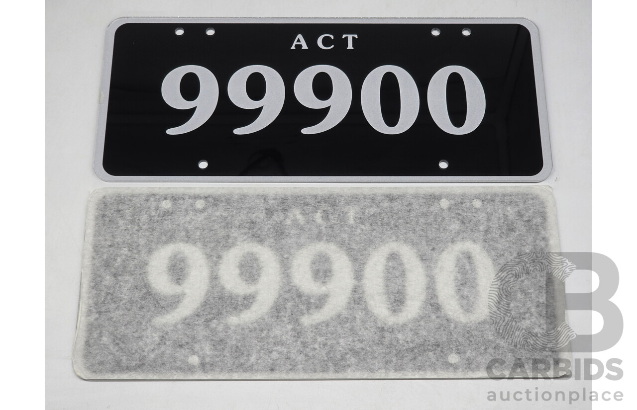 ACT 5-Digit Numerical Number Plate - 99900