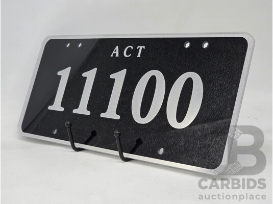 ACT 5-Digit Numerical Number Plate - 11100