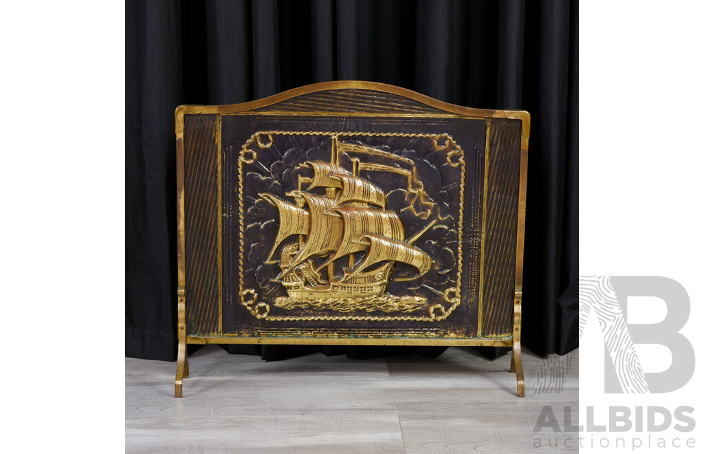 Brass Fire Screen