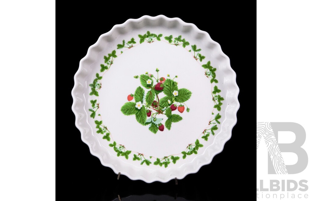 Portmeirion Porcelain 27cm Flan Dish