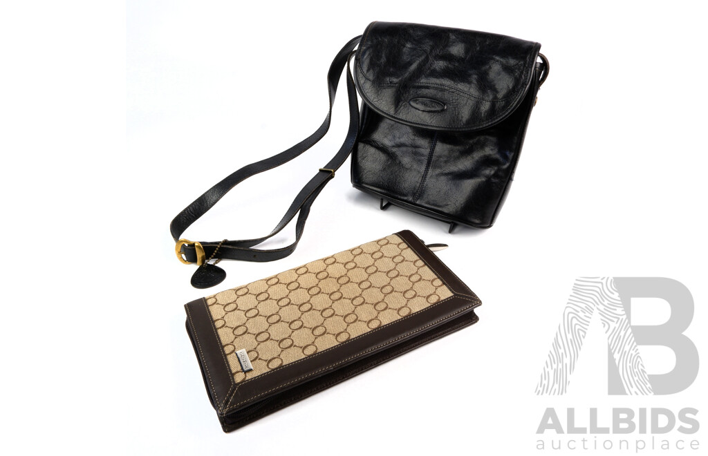 Oroton Hand Bag, Oroton Clutch Along with Glomesh Key Wallet