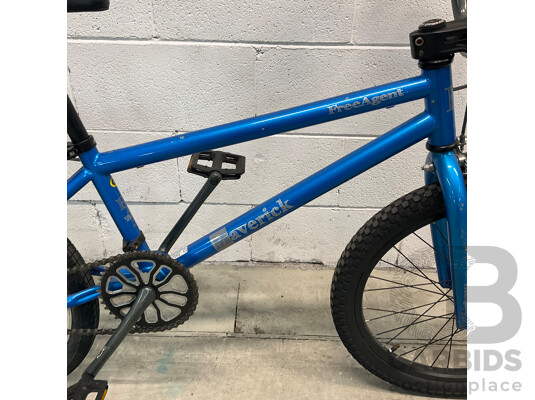 FREE AGENT Maverick BMX Bike Blue Lot 1559596 EHVA