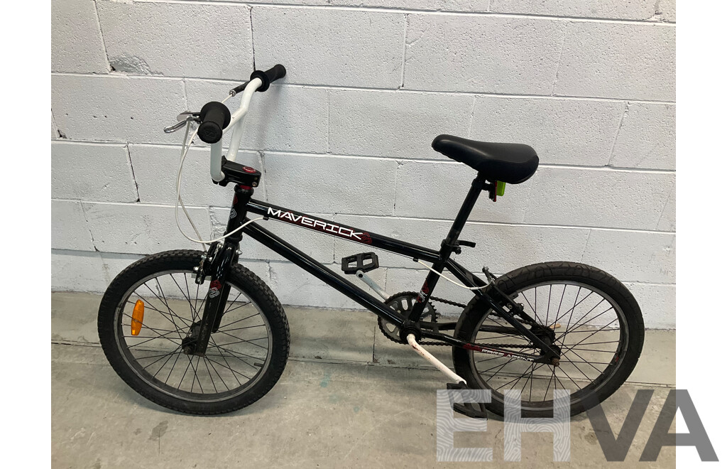 FREE AGENT Maverick BMX Bike Black (49cm Frame)